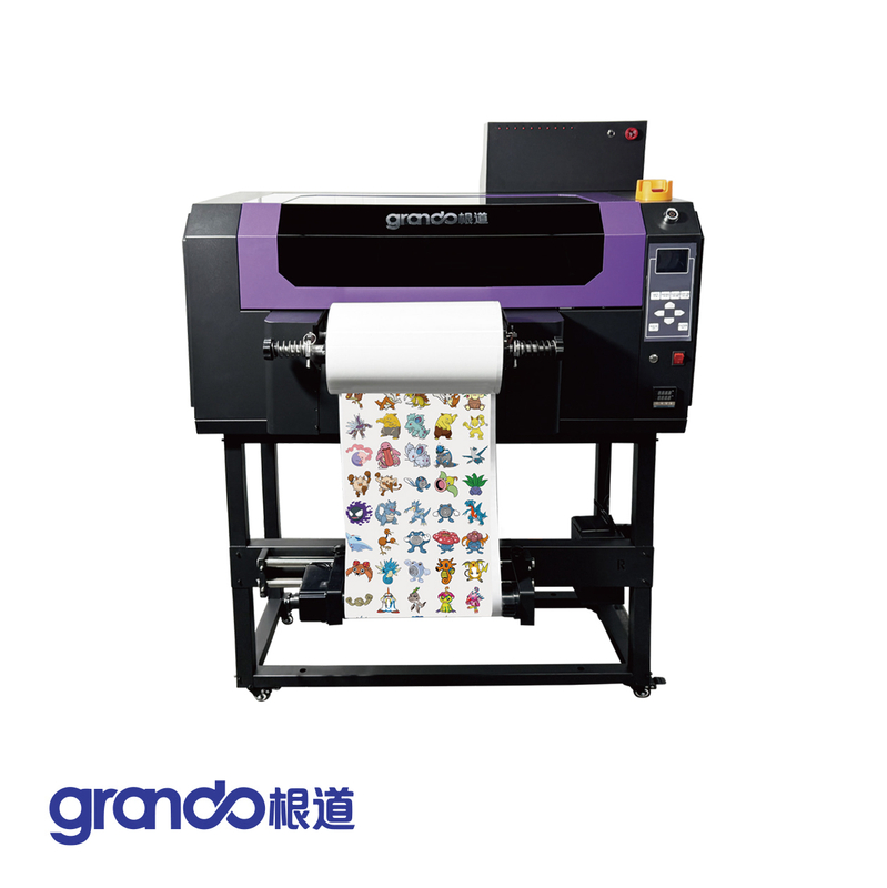 UV Crystal Laberl Printer AB Film roll to roll printing machine