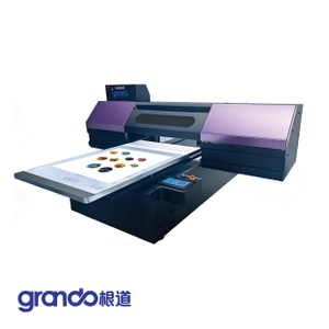 Intelligent Visual Positioning UV Flatbed Printer with Four I1600/I3200 Print Heads GD-6090UV Plus