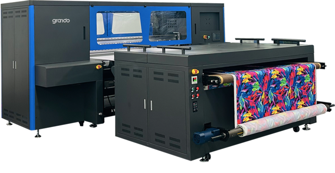 1.8m Digital Textile Pigment Printing Machine with 16PCS I3200 print ...
