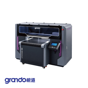 Assembly Line Style AI Visual UV Printer with Four I1600-U1 Print Heads GD-R600UV